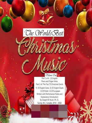 cover image of The World's Best Christmas Music Volume One